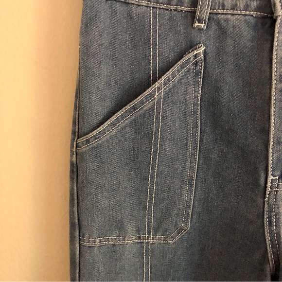 Kashieca x Rhett Eala Wide-Leg High-Waisted Medium Wash Jeans - Picture 4 of 10